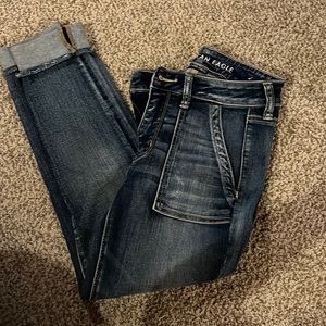 American Eagle hi rise Jegging crop Jean